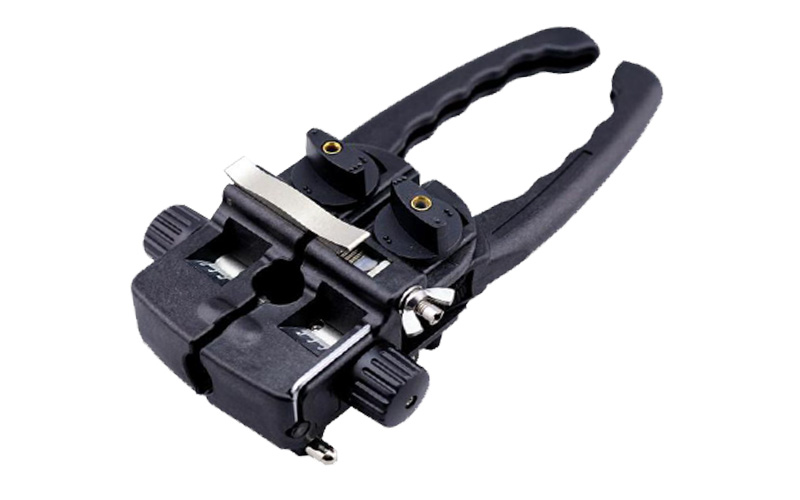 Across and Lengthwise Fiber Cable Stripper